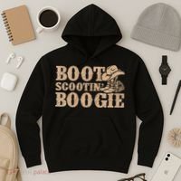 Southern Western Country Music Boot Scootin’ Boogie Hoodie thumb 3