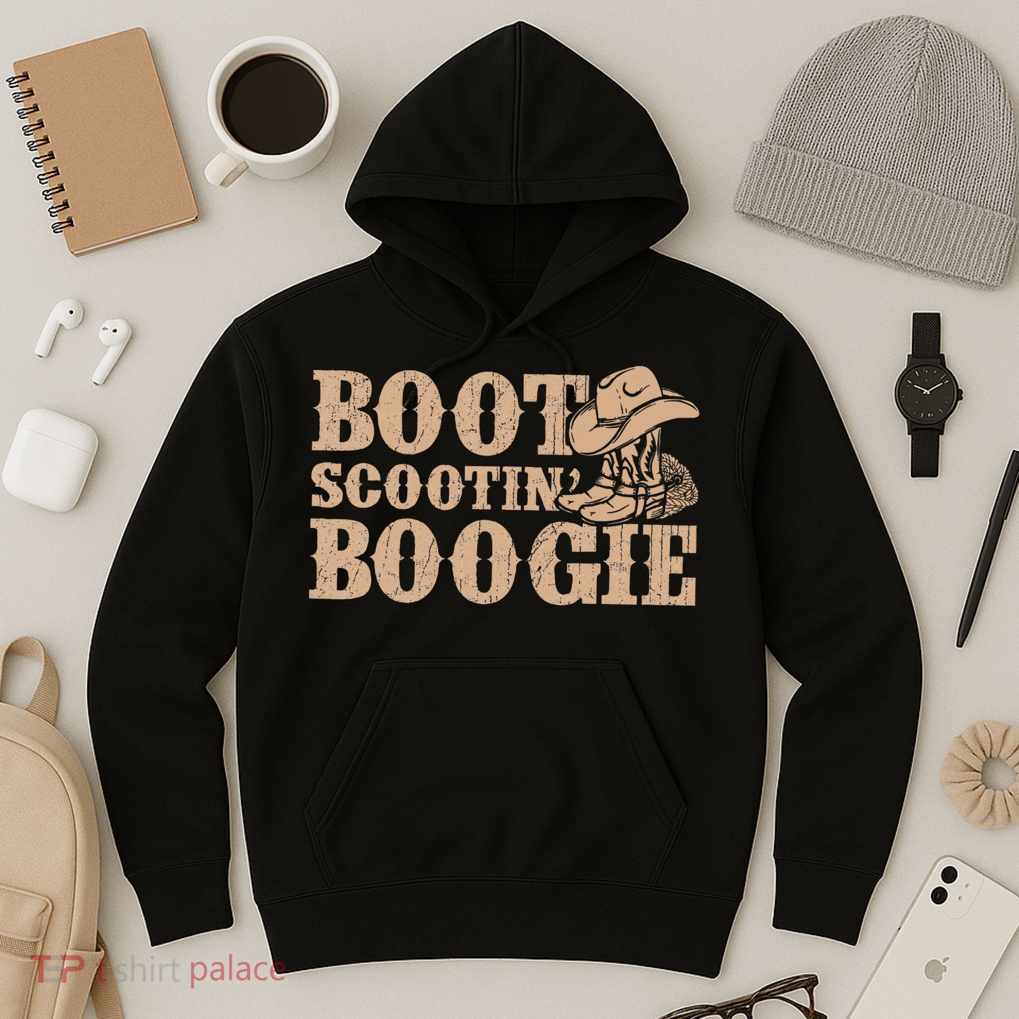 Southern Western Country Music Boot Scootin’ Boogie Hoodie