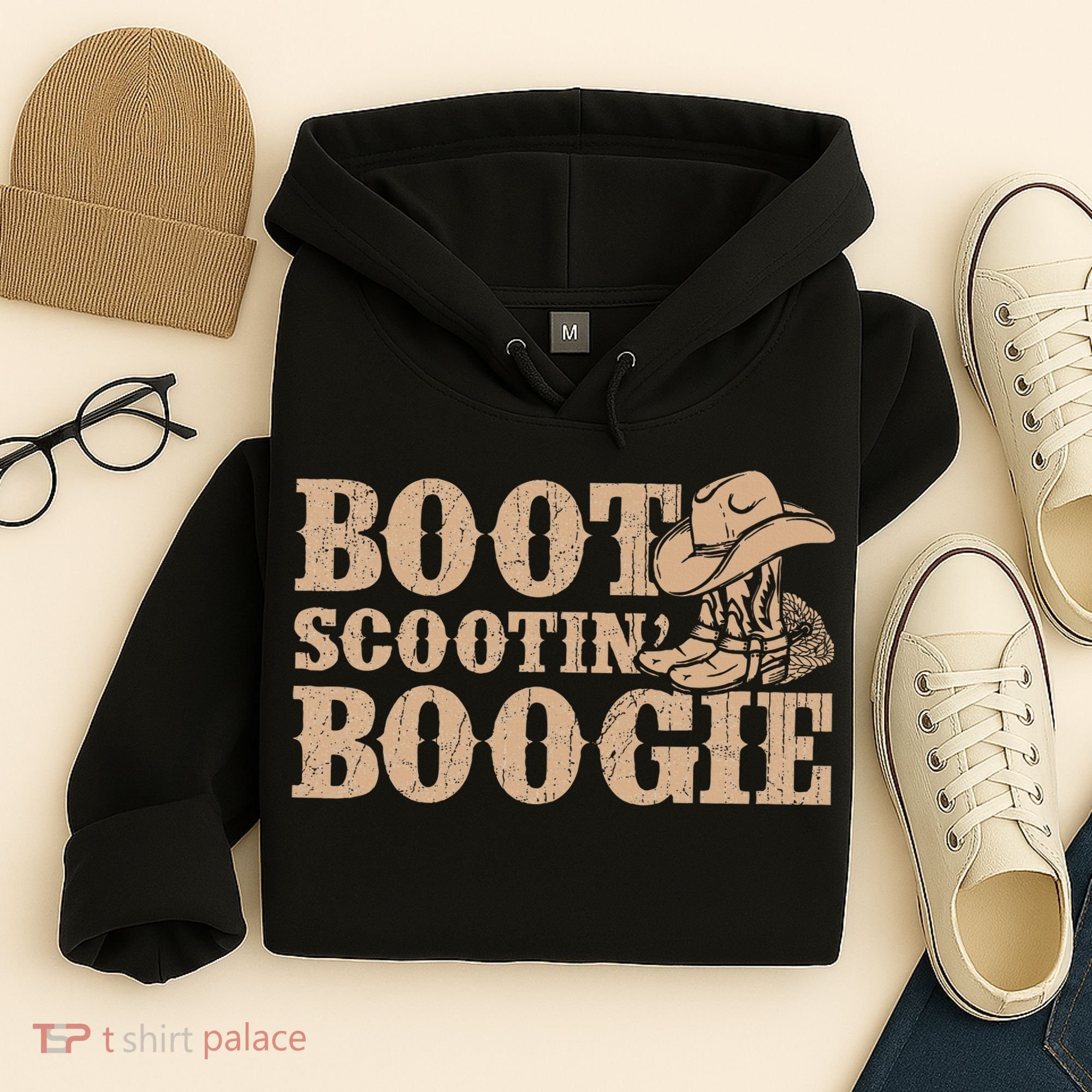 Southern Western Country Music Boot Scootin’ Boogie Hoodie