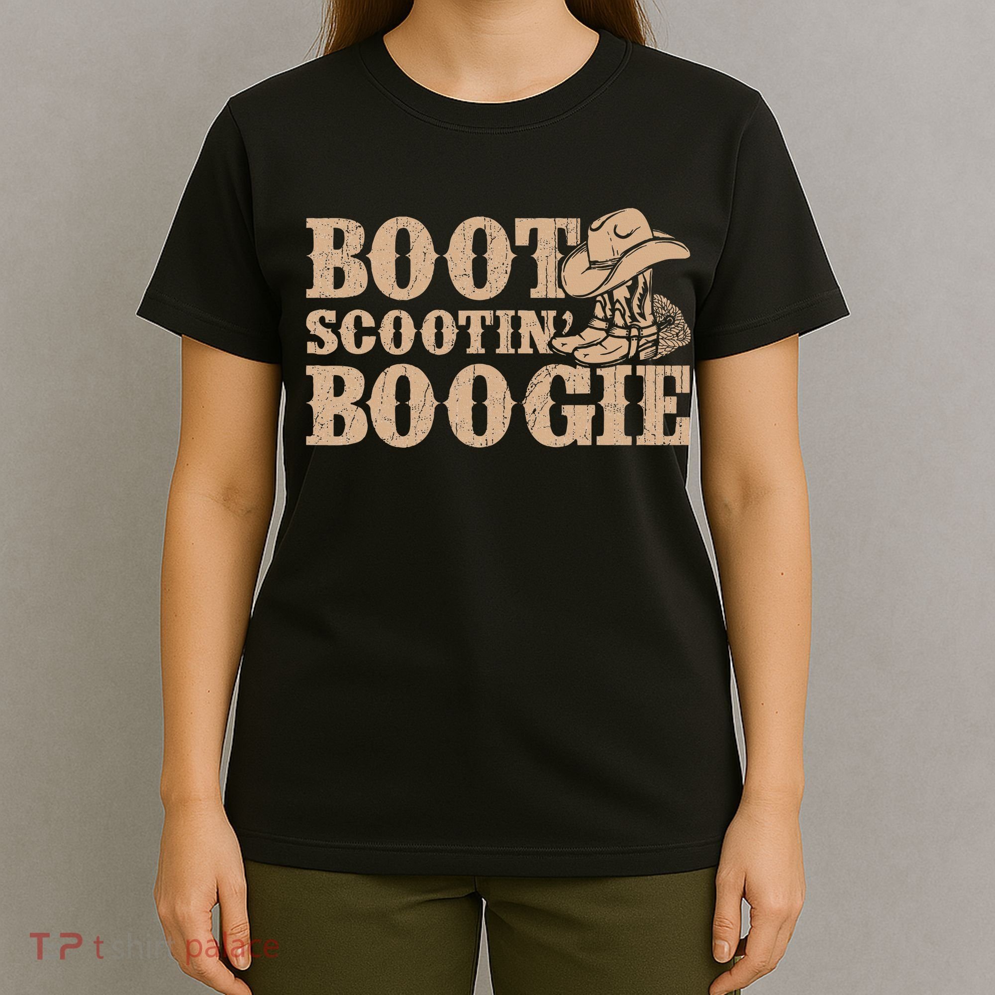 Southern Western Country Music Boot Scootin’ Boogie T-Shirt
