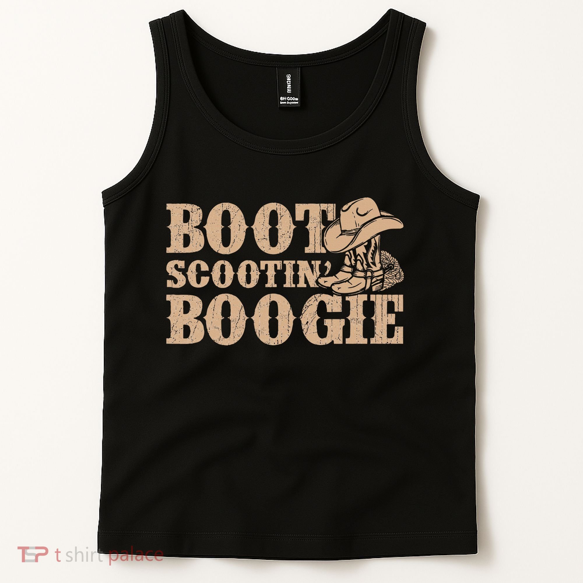 Southern Western Country Music Boot Scootin’ Boogie Tank Top
