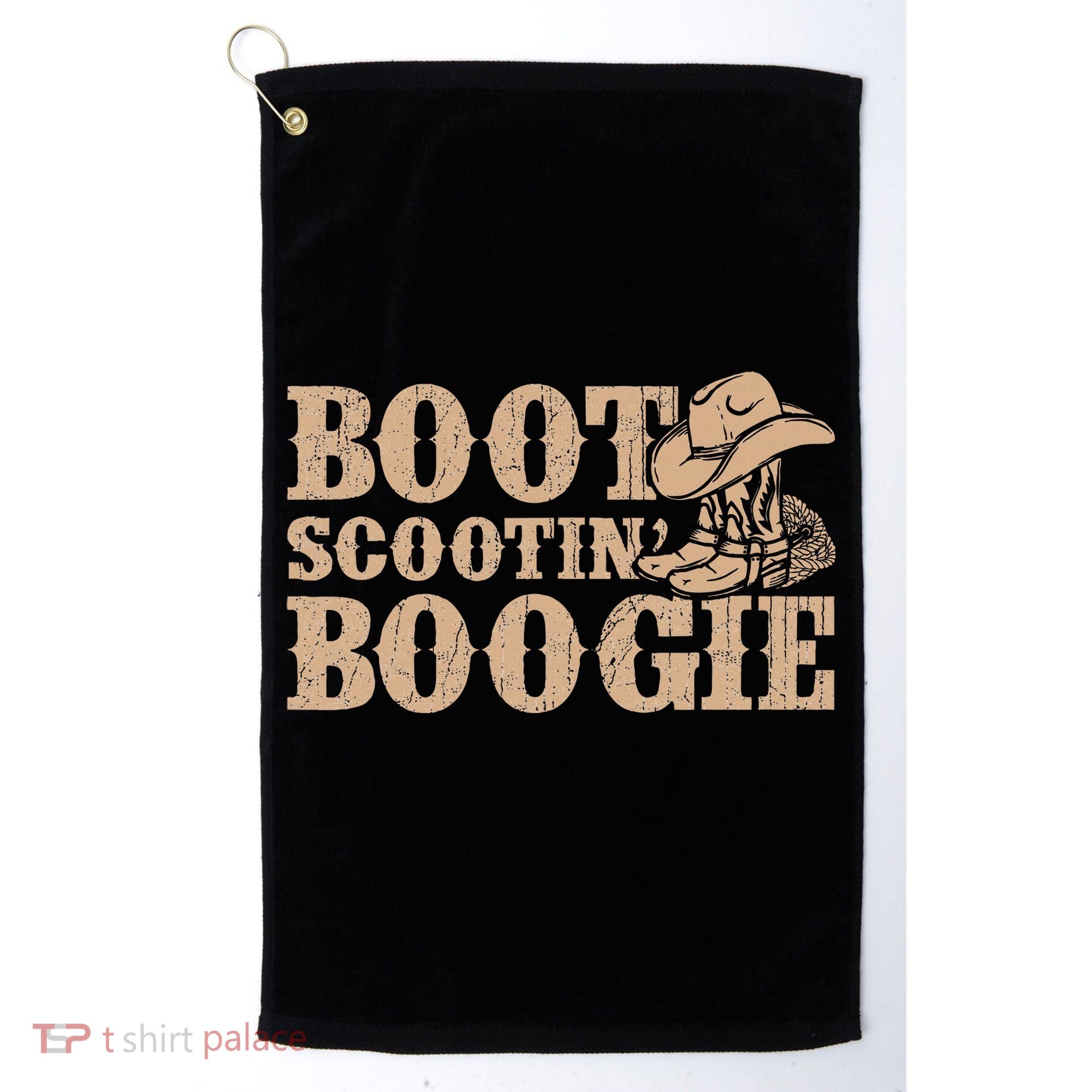 Southern Western Country Music Boot Scootin’ Boogie Golf Towel