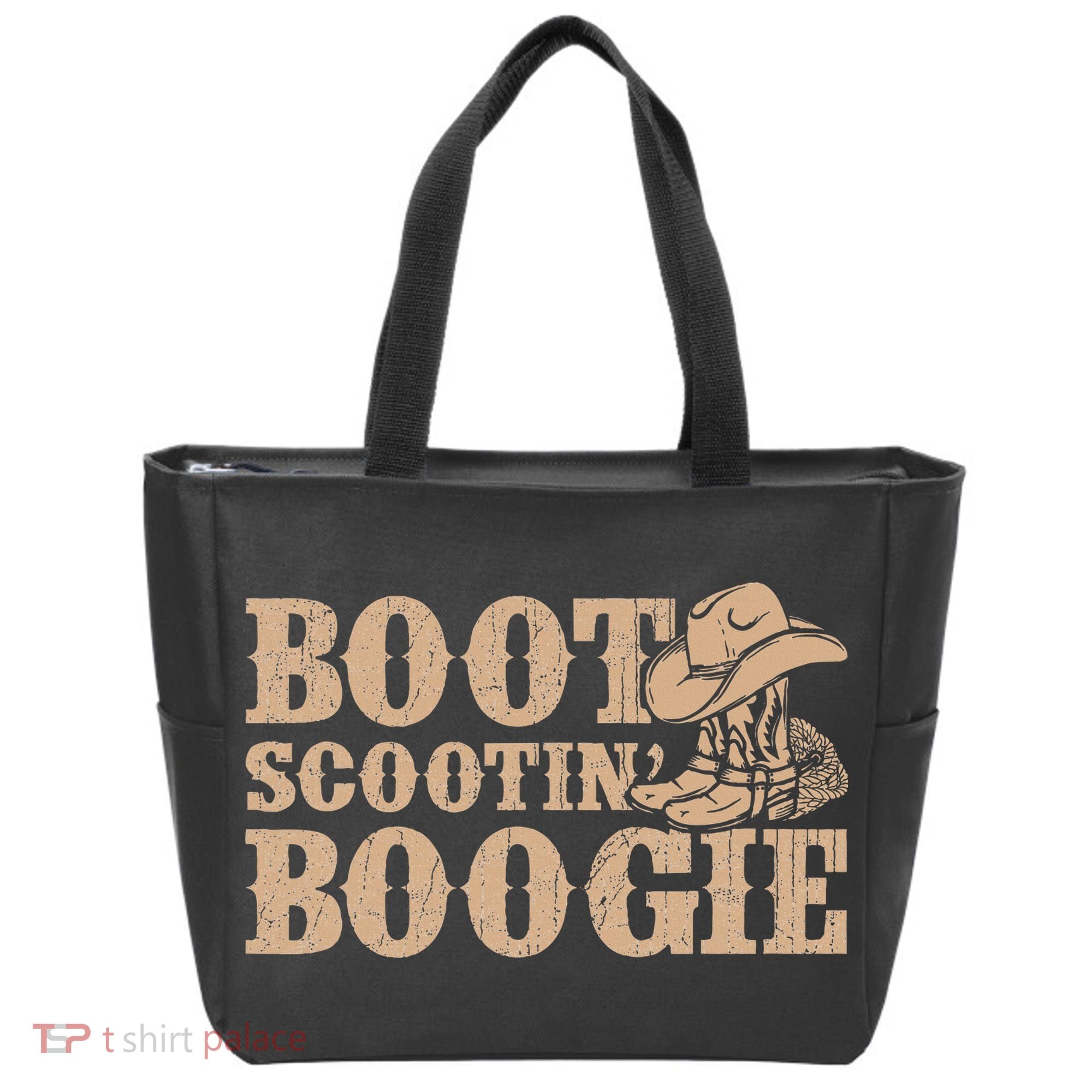 Southern Western Country Music Boot Scootin’ Boogie Tote Bag