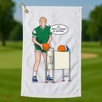 So, Who's Coming Second Golf Towel thumb 1