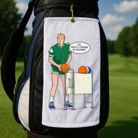 So, Who's Coming Second Golf Towel thumb 2