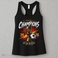 Spain World Champions 2026 Soccer One Team One Dream Women's Tank Top thumb 3