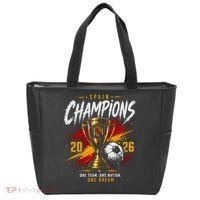 Spain World Champions 2026 Soccer One Team One Dream Tote Bag thumb 0