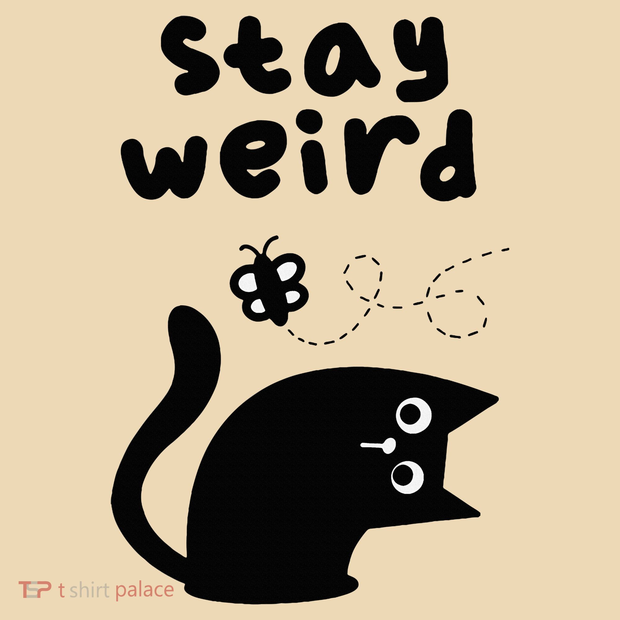 Stay Weird Cat Tote Bag