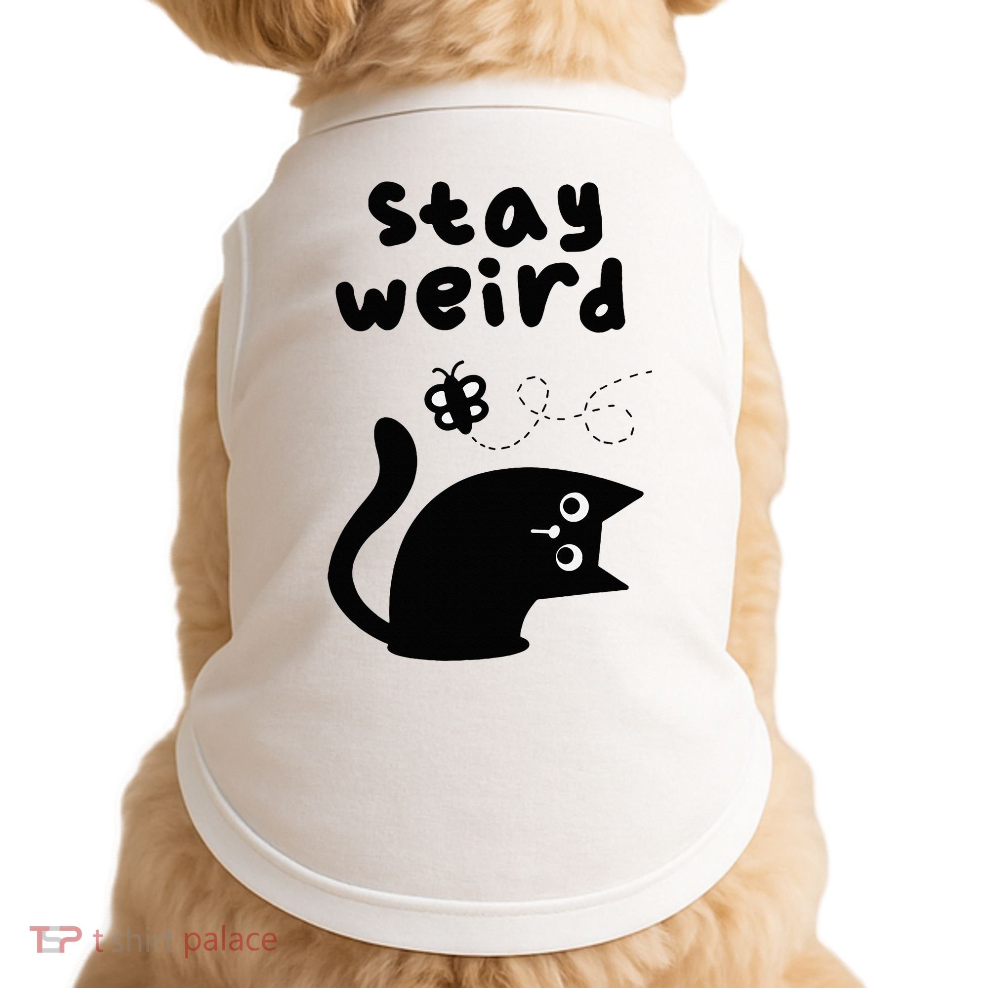 Stay Weird Cat Doggie Tank
