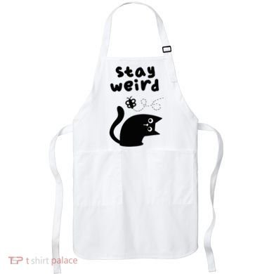Stay Weird Cat Apron