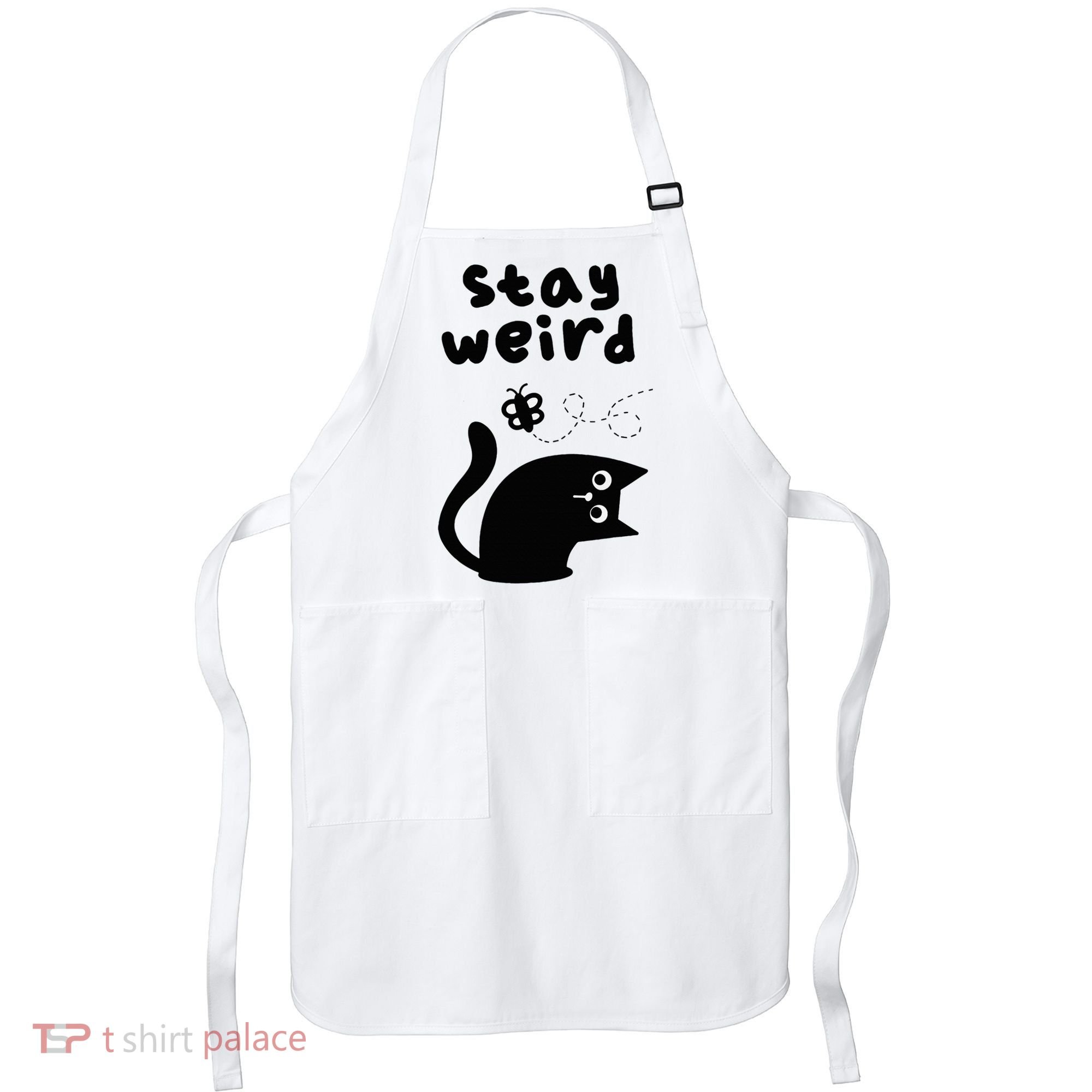Stay Weird Cat Apron