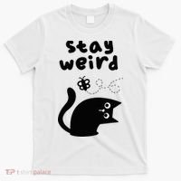 Stay Weird Cat T-Shirt thumb 0