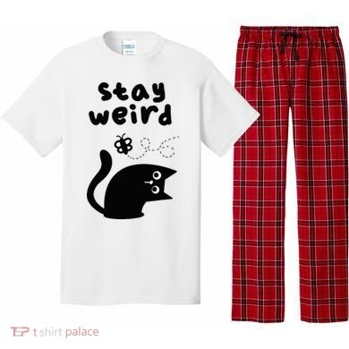 Stay Weird Cat Pajama Set