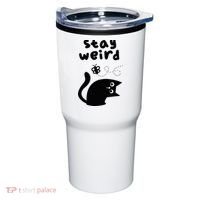 Stay Weird Cat Tumbler thumb 0
