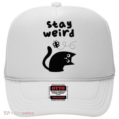 Stay Weird Cat Hat