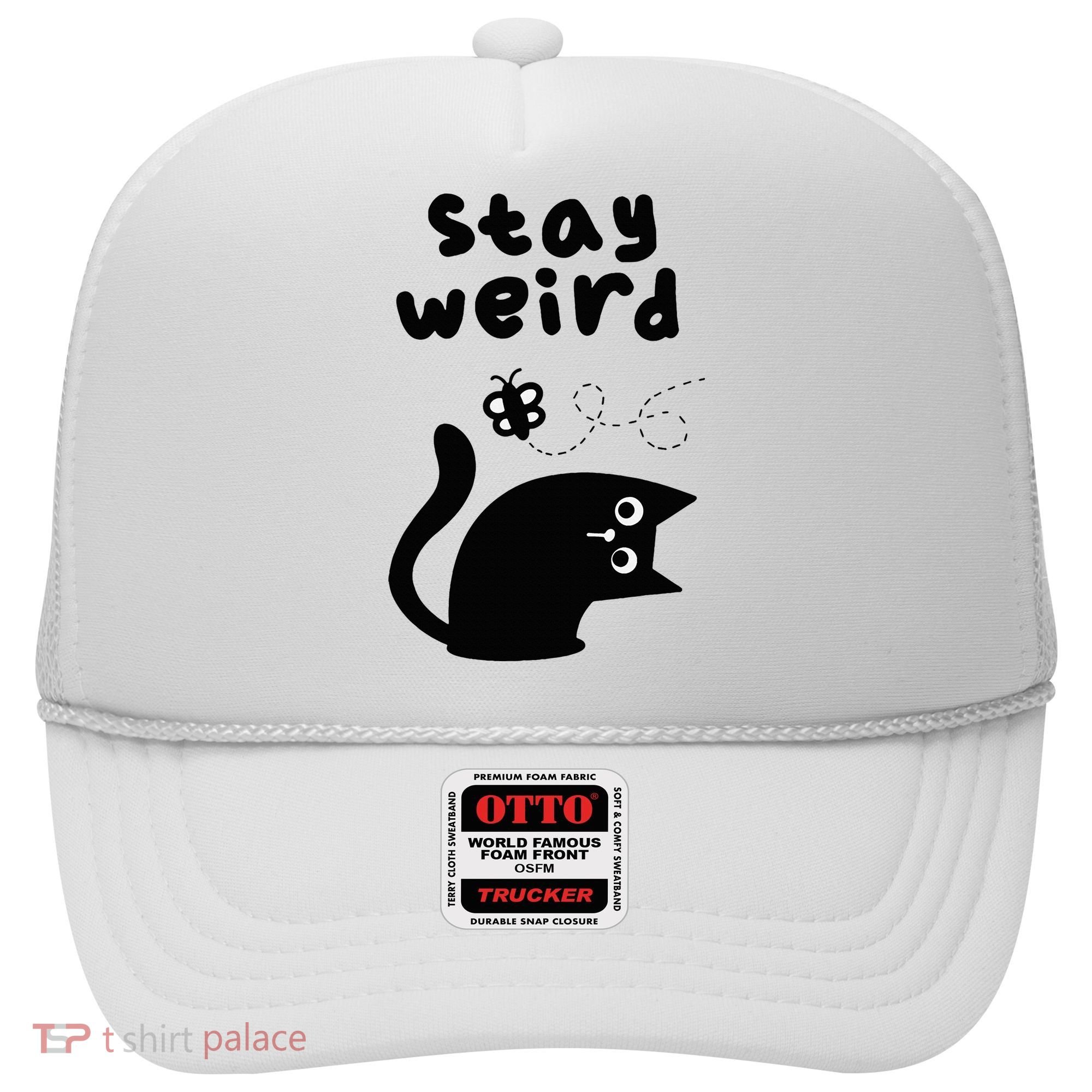 Stay Weird Cat Hat