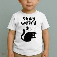 Stay Weird Cat Toddler T-Shirt thumb 2