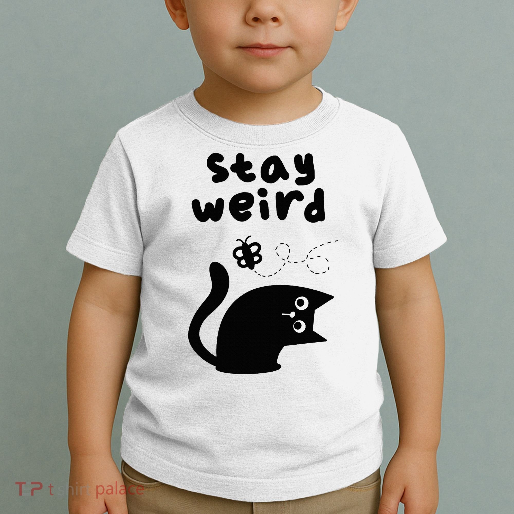 Stay Weird Cat Toddler T-Shirt