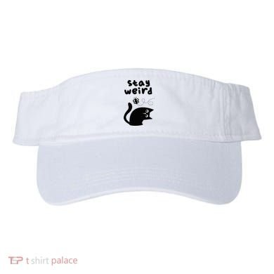 Stay Weird Cat Visor