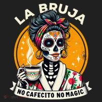Skeleton Women Coffee La Bruja No Cafecito No Magic Beanie thumb 2