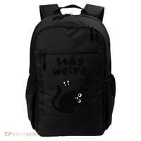 Stay Weird Cat Backpack thumb 0
