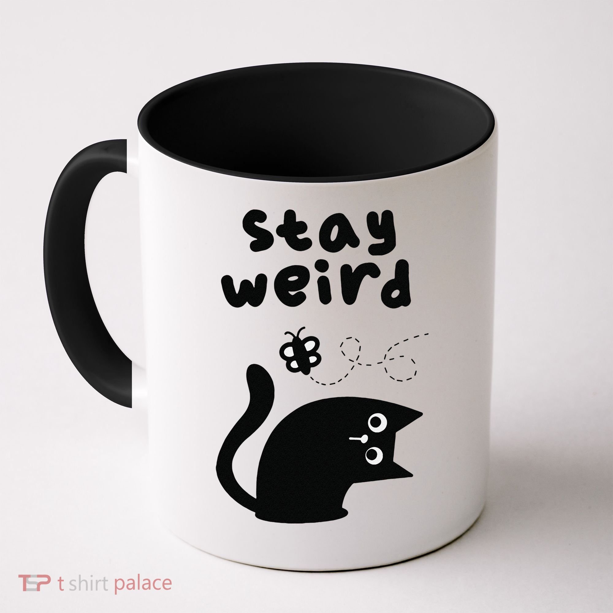 Stay Weird Cat Coffee Mug