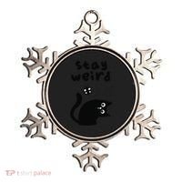 Stay Weird Cat Ornament thumb 0