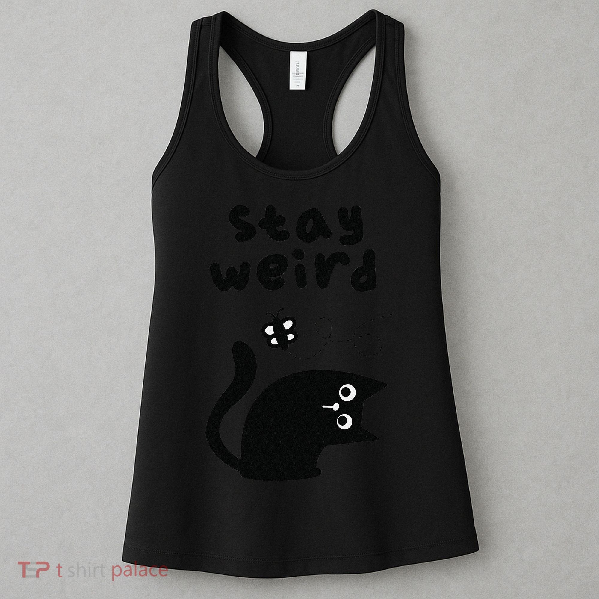 Stay Weird Cat Women's Tank Top