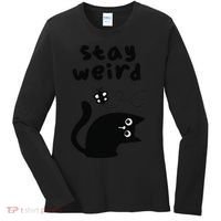 Stay Weird Cat Women's Long Sleeve Shirt thumb 0
