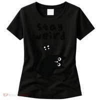 Stay Weird Cat Women's T-Shirt thumb 0
