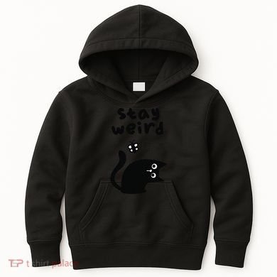 Stay Weird Cat Kids Hoodie