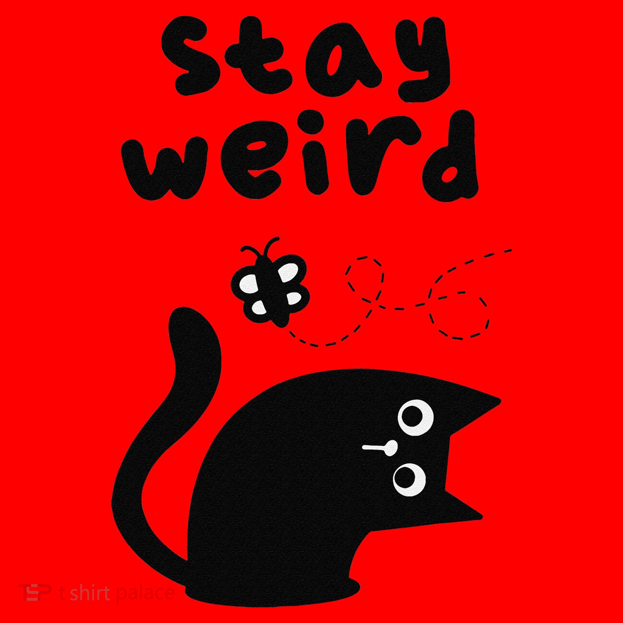 Stay Weird Cat Santa Hat
