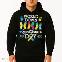 Socks World Down Syndrome Awareness Day Hoodie thumb 2