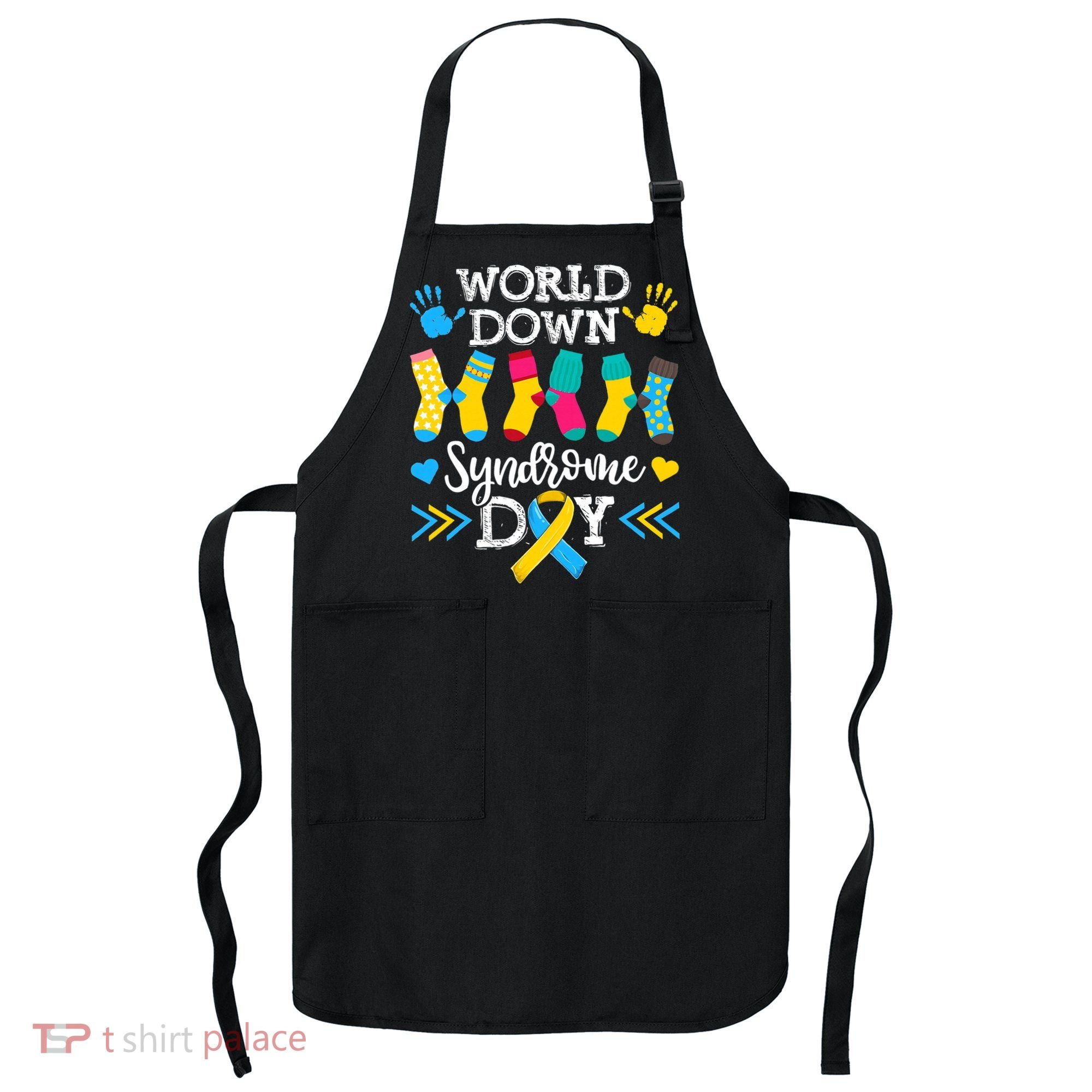 Socks World Down Syndrome Awareness Day Apron
