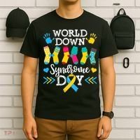 Socks World Down Syndrome Awareness Day T-Shirt thumb 6
