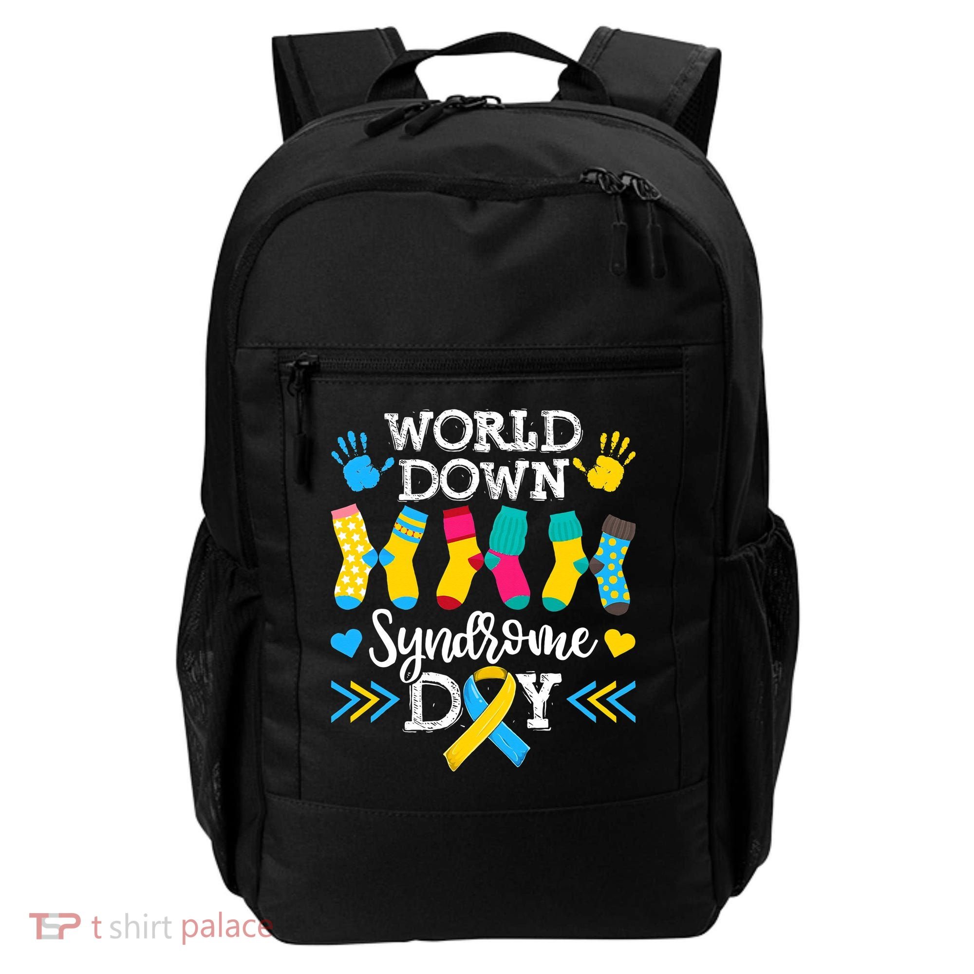 Socks World Down Syndrome Awareness Day Backpack