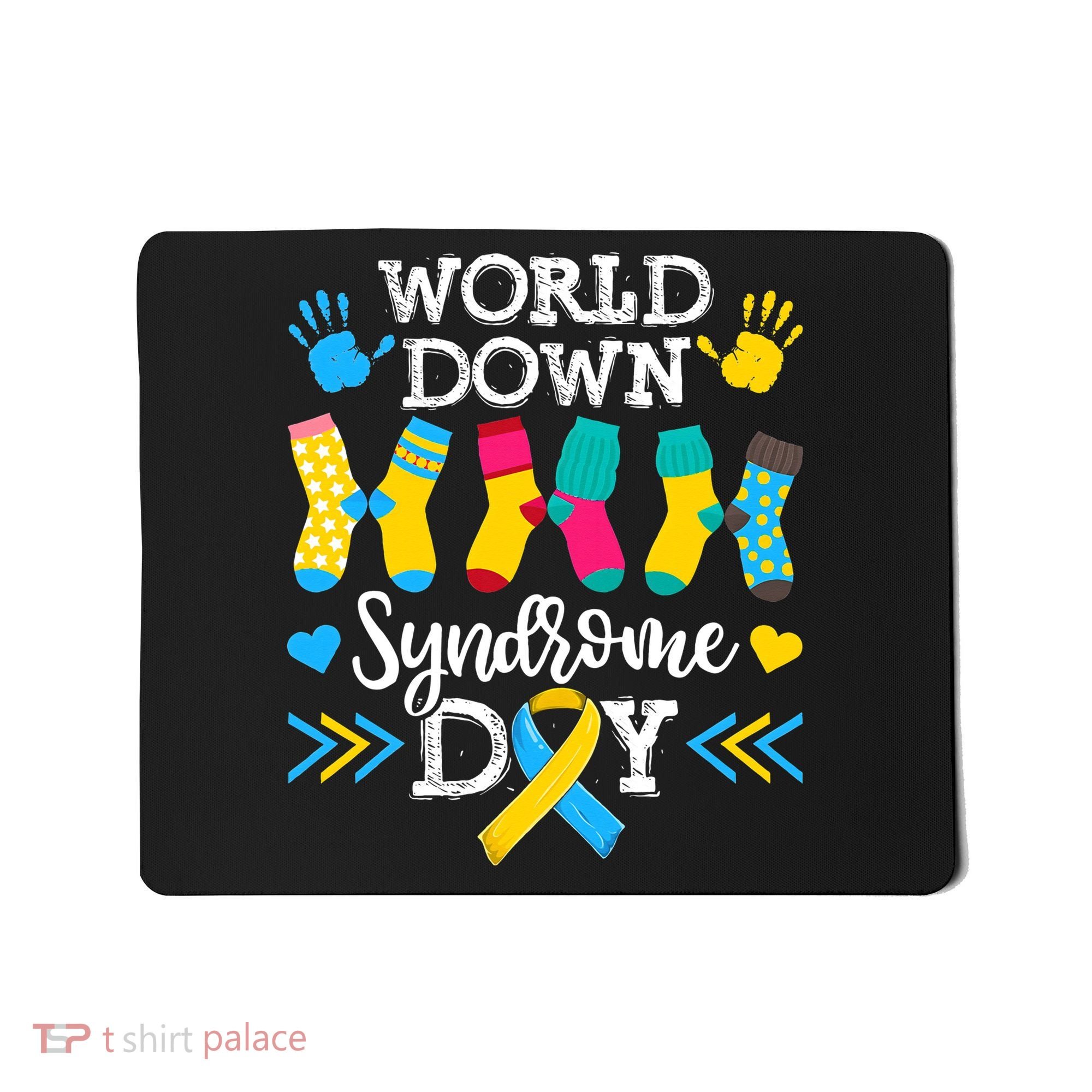 Socks World Down Syndrome Awareness Day Mousepad