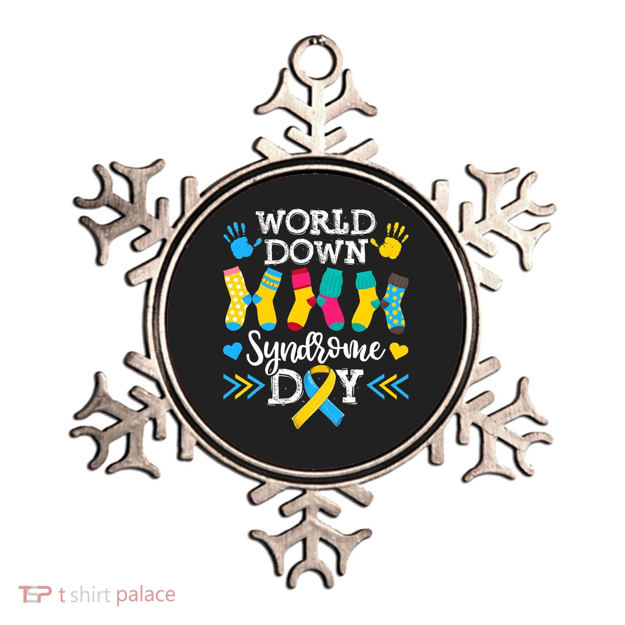 Socks World Down Syndrome Awareness Day Ornament