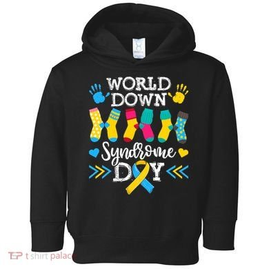 Socks World Down Syndrome Awareness Day Toddler Hoodie