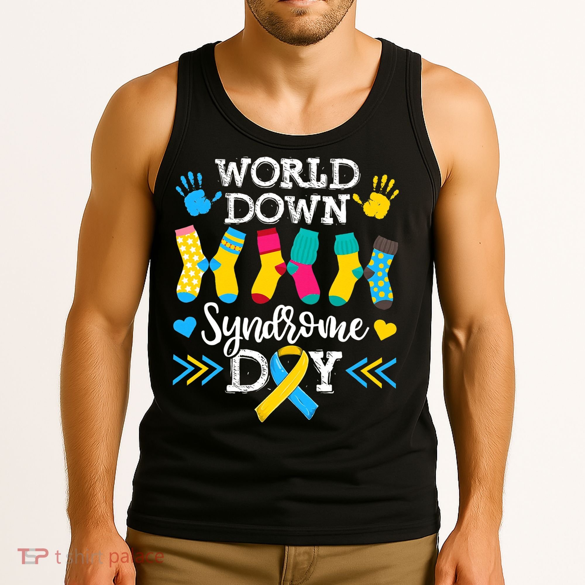 Socks World Down Syndrome Awareness Day Tank Top