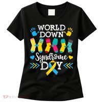 Socks World Down Syndrome Awareness Day Women's T-Shirt thumb 0