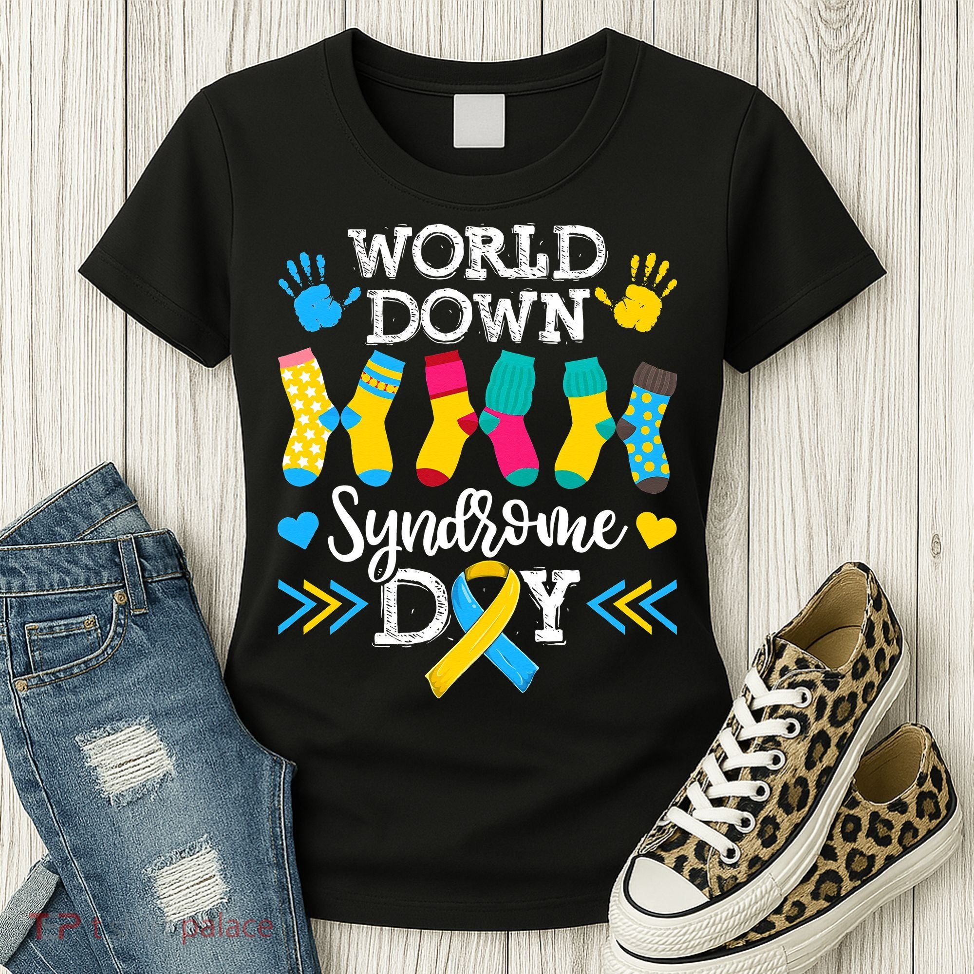 Socks World Down Syndrome Awareness Day Women's T-Shirt