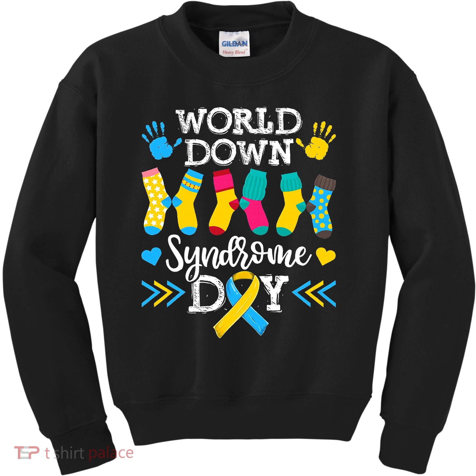 Socks World Down Syndrome Awareness Day Kids Sweatshirt
