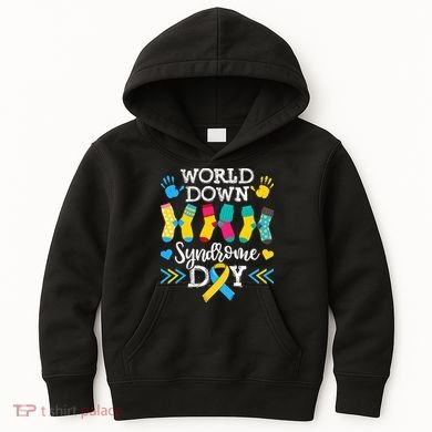 Socks World Down Syndrome Awareness Day Kids Hoodie