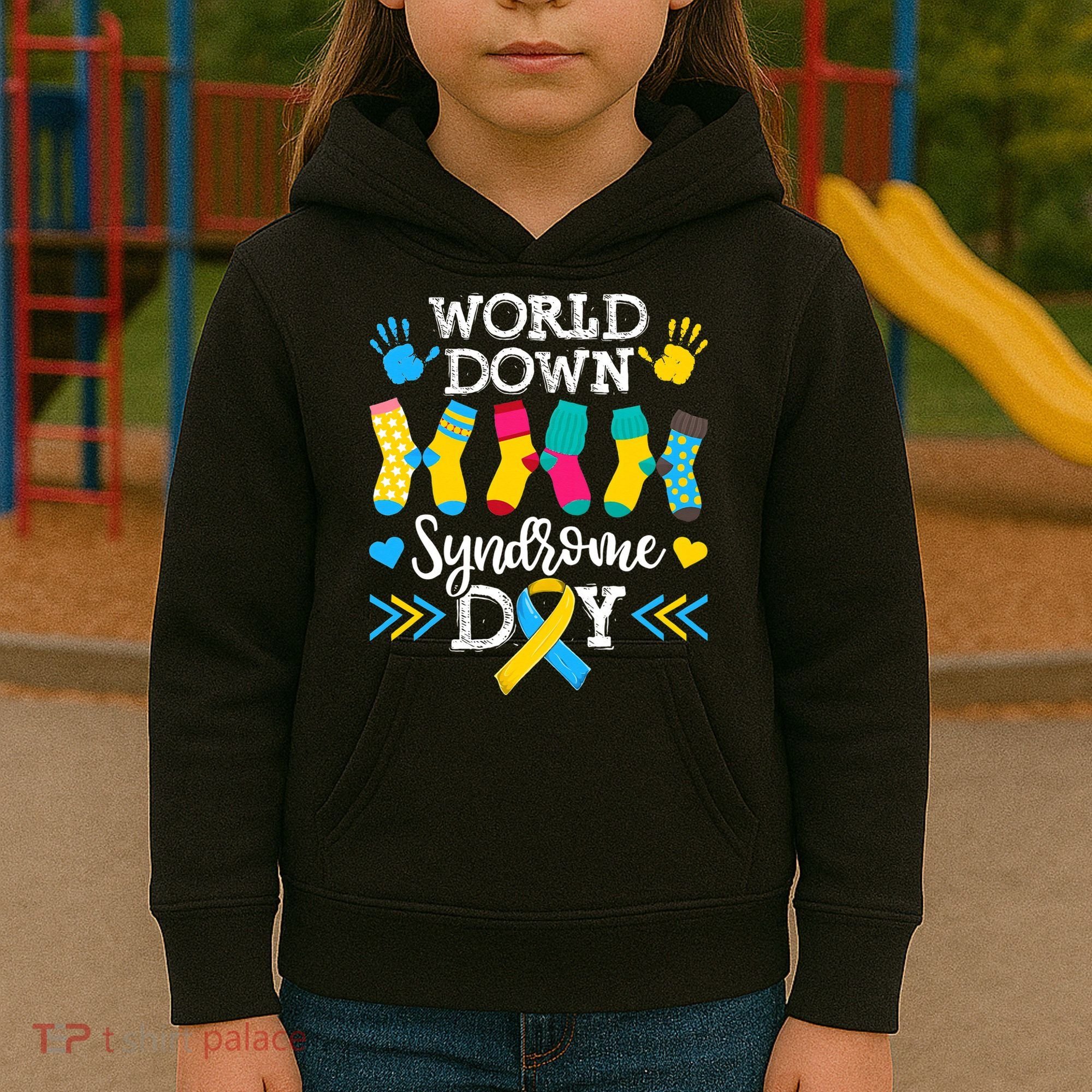 Socks World Down Syndrome Awareness Day Kids Hoodie