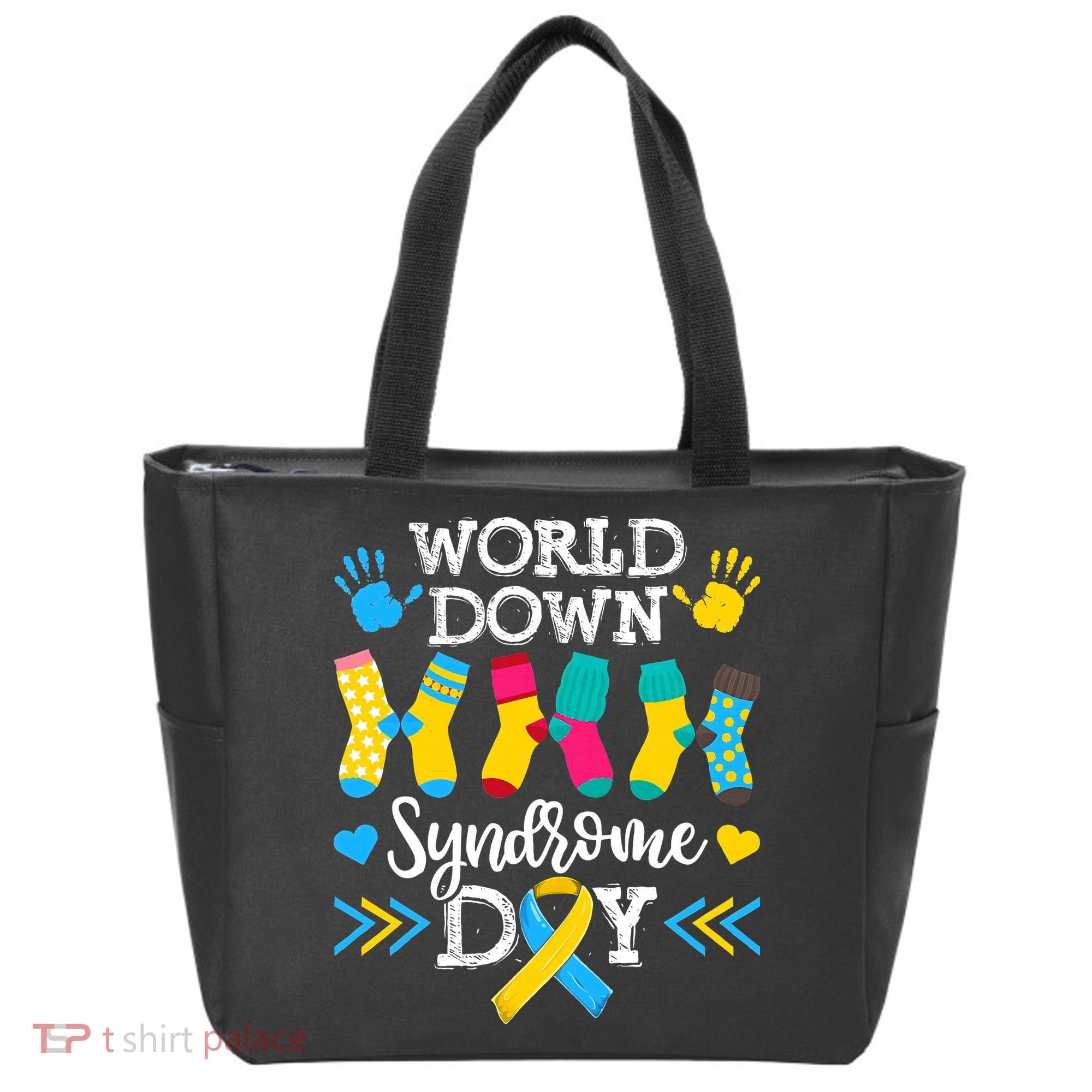 Socks World Down Syndrome Awareness Day Tote Bag