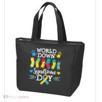 Socks World Down Syndrome Awareness Day Tote Bag thumb 3