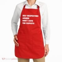 Selfrespecting Women DonT Vote For Rapists Apron thumb 2