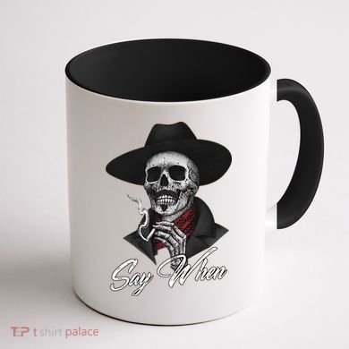 Say When Doc Holiday Coffee Mug back