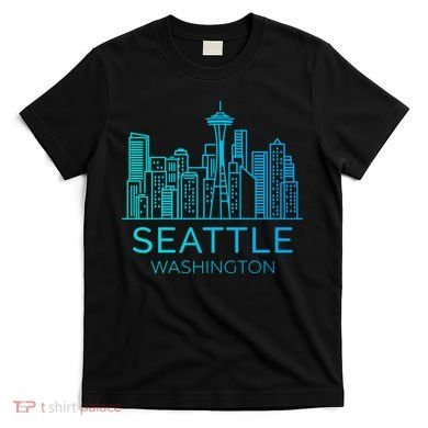 Seattle Washington Downtown Skyline T-Shirt